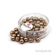 Renaissance Glaswachsperlen - 6 mm - 45 Stück Dose | Kaschmir