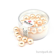Renaissance Glaswachsperlen - 8 mm - 25 Stück Dose | Puderrosa