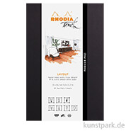 Rhodia Marker Pad, extra glattes Layoutpapier, 100g, 50 Blatt DIN A4+