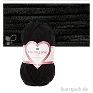 Rico Garn - Creative Chenillove, 100g, 110m Farbe | Schwarz