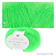 Rico Garn - Essentials Super Kid Mohair Loves Silk, 25g, 200m Farbe | Neon-Grün