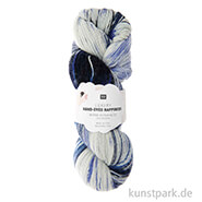 Rico Luxury Hand-Dyed Happiness, 100% Wolle, 100g, 390m, Blau 