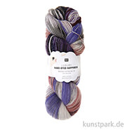 Rico Luxury Hand-Dyed Happiness, 100% Wolle, 100g, 390m, Lila-Braun 