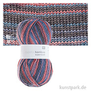 Rico Sockenwolle - Superba Bamboo 4-fädig, 100g, 420m Farbe | Petrol-Beere