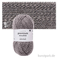 Rico Sockenwolle - Superba Premium Mouline 4-fädig, 100g, 380m Farbe | Anthra-Beige