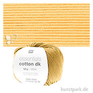 Rico Wolle - Essentials Cotton dk, 100% Baumwolle, 50g, 120m Farbe | Banane