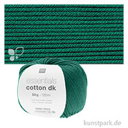 Rico Wolle - Essentials Cotton dk, 100% Baumwolle, 50g, 120m Farbe | Efeu