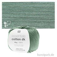 Rico Wolle - Essentials Cotton dk, 100% Baumwolle, 50g, 120m Farbe | Salbei
