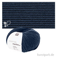 Rico Wolle - Essentials Merino dk, 100% Wolle, 50g, 120m Farbe | Navy