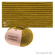 Rico Wolle - Essentials Organic Cotton aran, 100% Baumwolle, 50g, 90m Farbe | Oliv