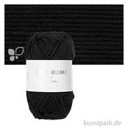 Ricorumi Garn für Amigurumi, dk, 100% Baumwolle, 25g Farbe | Schwarz