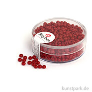 Rocailles opak - 2,6 mm - 17 g Dose | Rot