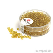 Rocailles transparent - 2,6 mm - 17 g Dose | Mittelbraun