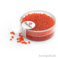 Rocailles transparent - 2 mm - 17 g Dose | Orange