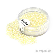 Rocailles verwachst - 2,6 mm - 7g Dose | Elfenbein