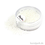 Rocailles verwachst - 2,6 mm - 7g Dose | Weiß
