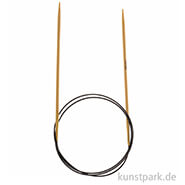 Rundstricknadel aus Bambus, 80 cm 3 mm