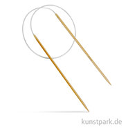 Rundstricknadel aus Bambus - Länge 60 cm, 1 Paar Nr. 3