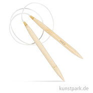 Rundstricknadel aus Bambus - Länge 80 cm, 1 Paar Nr. 10