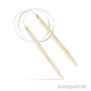 Rundstricknadel aus Bambus - Länge 80 cm, 1 Paar Nr. 8