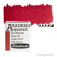 Schmincke AKADEMIE Aquarellfarben 1/2 Napf | 335 Dunkelrot