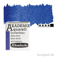 Schmincke AKADEMIE Aquarellfarben 1/2 Napf | 444 Dunkelblau