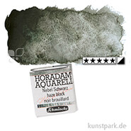 Schmincke HORADAM Aquarell - Supergranulierend 1/2 Napf | Nebel Schwarz