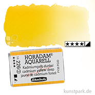 Schmincke HORADAM Aquarellfarben 1/1 Napf | 226 Kadmiumgelb dunkel