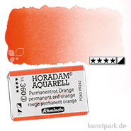 Schmincke HORADAM Aquarellfarben 1/1 Napf | 360 Permanentrot orange