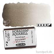 Schmincke HORADAM Aquarellfarben 1/1 Napf | 663 Sepiabraun