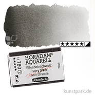 Schmincke HORADAM Aquarellfarben 1/1 Napf | 780 Elfenbeinschwarz