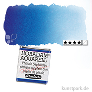 Schmincke HORADAM Aquarellfarben 1/2 Napf | 477 Phthalo Saphirblau