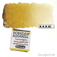 Schmincke HORADAM Aquarellfarben 1/2 Napf | 537 Lasurgoldgrün
