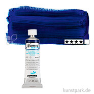 Schmincke NORMA Blue - wasservermalbare Ölfarbe, 35 ml Tube | Ultramarinblau dunkel