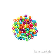 Schmuckperlen - Neon, 6 x 9 mm, 25 g 