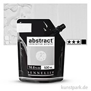 Sennelier ABSTRACT Acrylfarbe 500 ml | Titanweiß