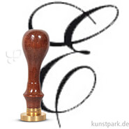 Siegel mit Holzgriff, rund 24 mm | E