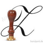 Siegel mit Holzgriff, rund 24 mm | Z