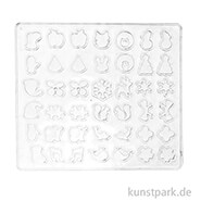 Silikon Gießform - Ear Nail, viele Motive, 13,5 x 12,5 cm 