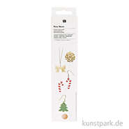 Silikon Gießform - Weihnachtsschmuck, 8 Motive 