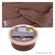 Silk Clay - weiche, glatte Modelliermasse - 40 g Einzelfarbe | Braun