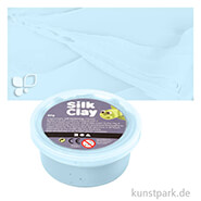 Silk Clay - weiche, glatte Modelliermasse - 40 g Einzelfarbe | Neon-Blau