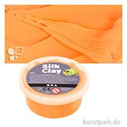 Silk Clay - weiche, glatte Modelliermasse - 40 g Einzelfarbe | Orange