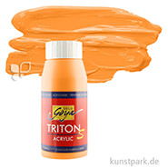 Solo Goya TRITON S - Acrylfarbe mit Glanzeffekt, 750 ml Flasche | Echtorange