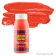 Solo Goya TRITON S - Acrylfarbe mit Glanzeffekt, 750 ml Flasche | Echtrot