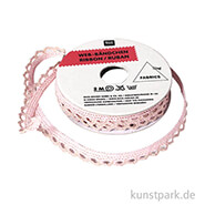 Spitzenband - Rosa & Gold, 2 m 