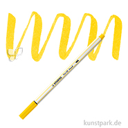 STABILO Pen 68 brush Einzelfarben Filzstift | Zitronengelb