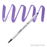 STABILO Pen 68 brush Einzelfarben Filzstift | Violett