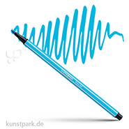 STABILO Pen 68 Filzstift Einzelstift | Azurblau
