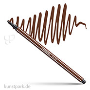 STABILO Pen 68 Filzstift Einzelstift | Braun